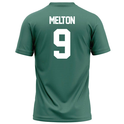 OKBU - NCAA Football : Darius Melton - Green Football Jersey