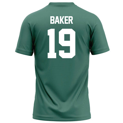 OKBU - NCAA Football : Scooter Baker - Green Football Jersey