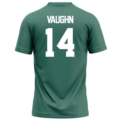 OKBU - NCAA Football : Garrett Vaughn - Green Football Jersey