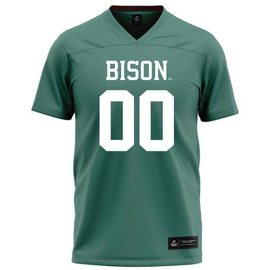 OKBU - NCAA Football : Nathan Keiffer - Green Football Jersey-0