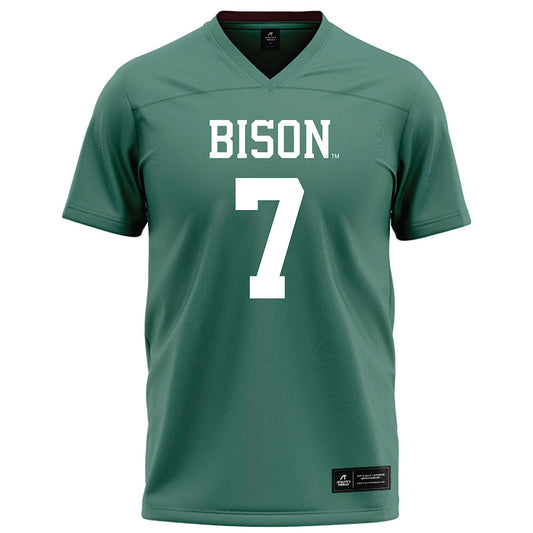 OKBU - NCAA Football : Drew Denton - Green Football Jersey