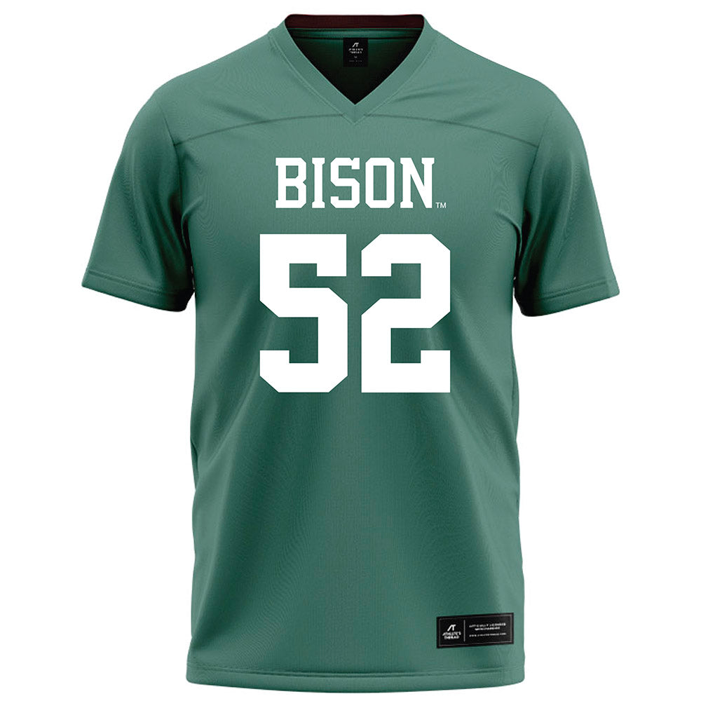 OKBU - NCAA Football : Jacob Ostrowski - Green Football Jersey