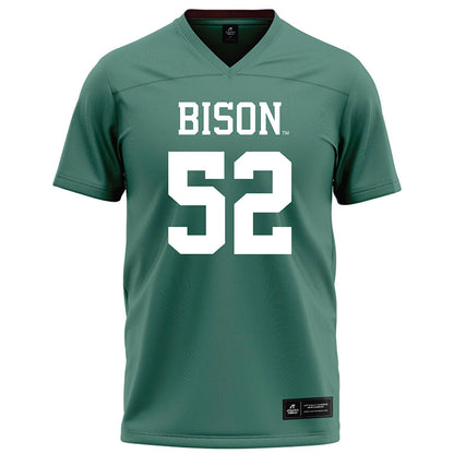 OKBU - NCAA Football : Jacob Ostrowski - Green Football Jersey