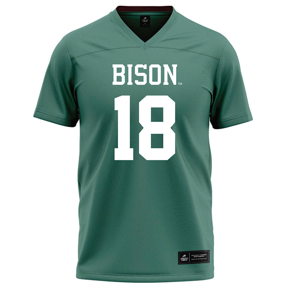 OKBU - NCAA Football : Matthew Young - Green Football Jersey-0