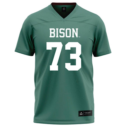 OKBU - NCAA Football : Ian Harper - Green Football Jersey-0