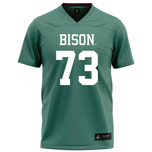 OKBU - NCAA Football : Ian Harper - Green Football Jersey-0