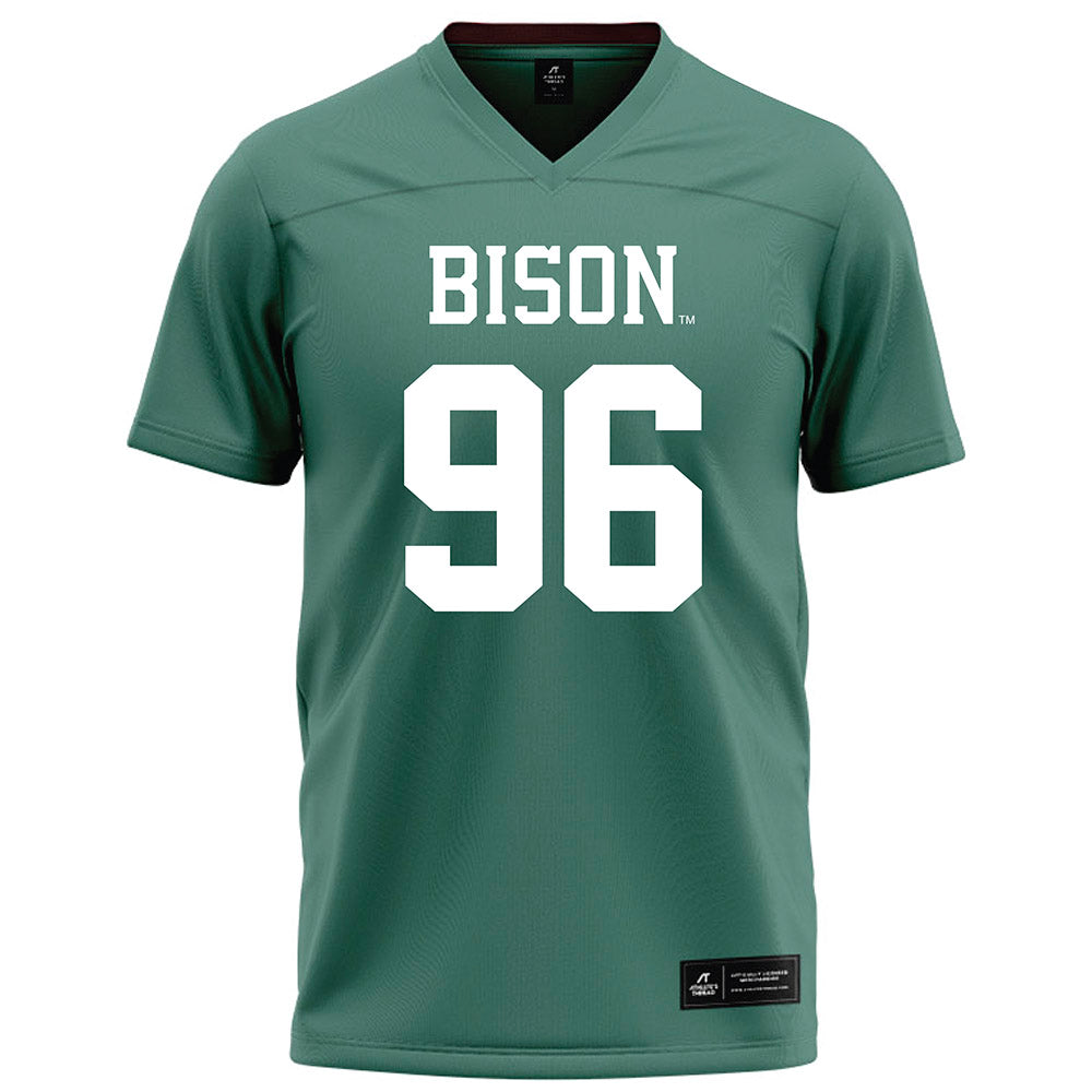OKBU - NCAA Football : Noah Washington - Green Football Jersey-0
