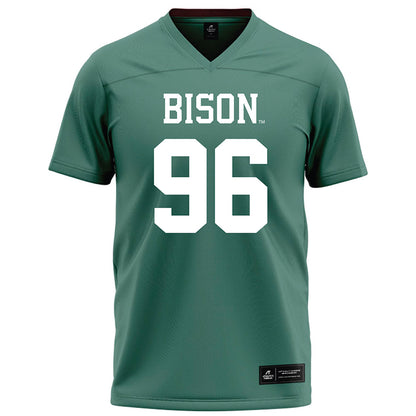 OKBU - NCAA Football : Noah Washington - Green Football Jersey-0