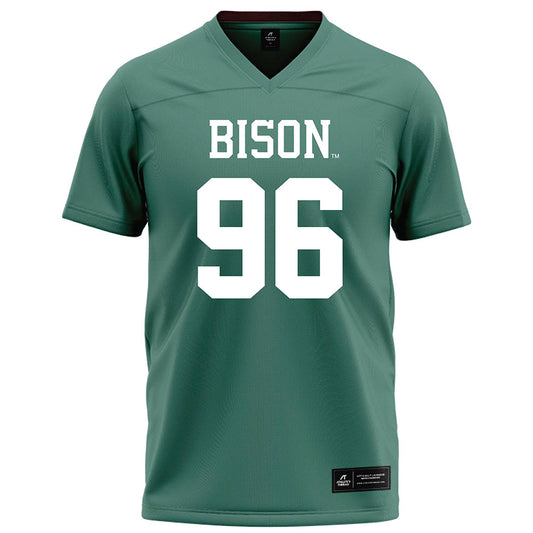 OKBU - NCAA Football : Noah Washington - Green Football Jersey-0