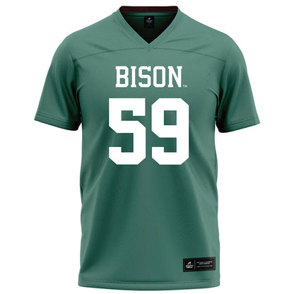 OKBU - NCAA Football : Sean Larry - Green Football Jersey-0