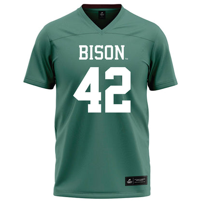 OKBU - NCAA Football : Bradley Amwayi - Green Football Jersey-0