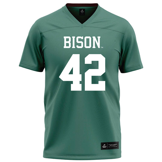 OKBU - NCAA Football : Bradley Amwayi - Green Football Jersey-0