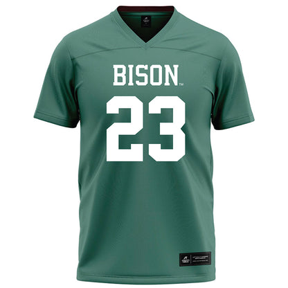 OKBU - NCAA Football : Caleb Giles - Green Football Jersey-0