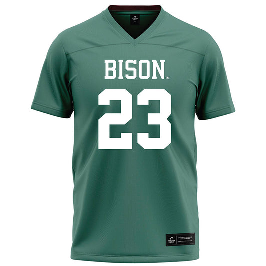 OKBU - NCAA Football : Caleb Giles - Green Football Jersey-0