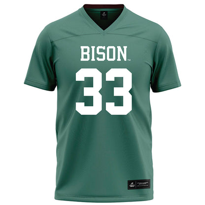 OKBU - NCAA Football : Haydn Thornton - Green Football Jersey