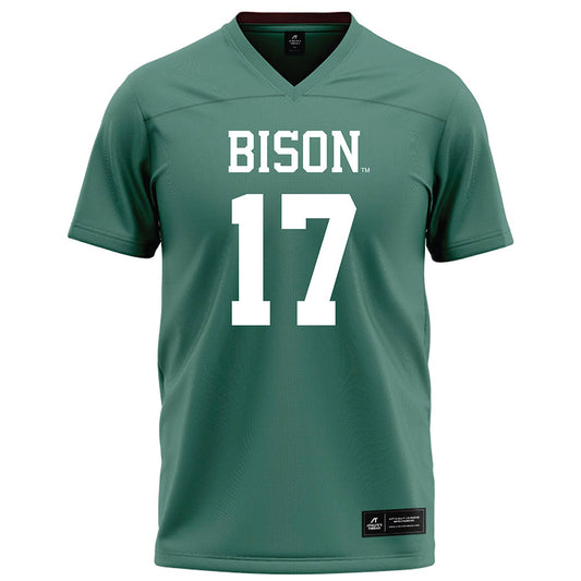 OKBU - NCAA Football : Kai helton - Green Football Jersey-0