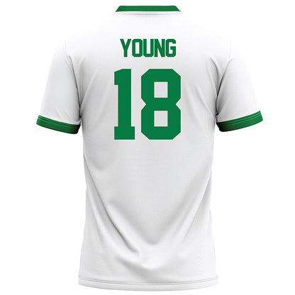OKBU - NCAA Football : Matthew Young - White Football Jersey-1
