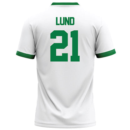 OKBU - NCAA Football : Matthew Lund - White Football Jersey