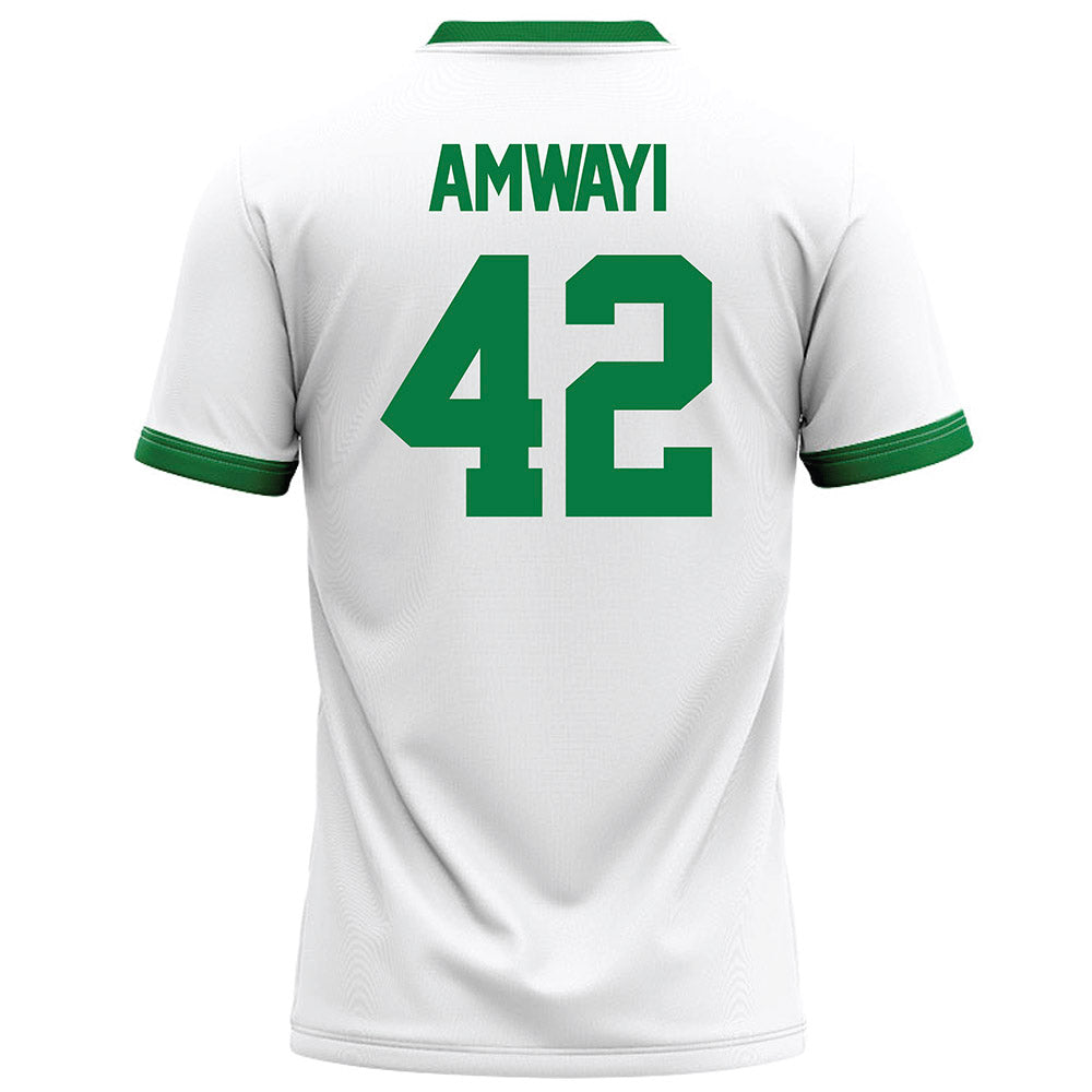 OKBU - NCAA Football : Bradley Amwayi - White Football Jersey-1