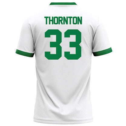 OKBU - NCAA Football : Haydn Thornton - White Football Jersey