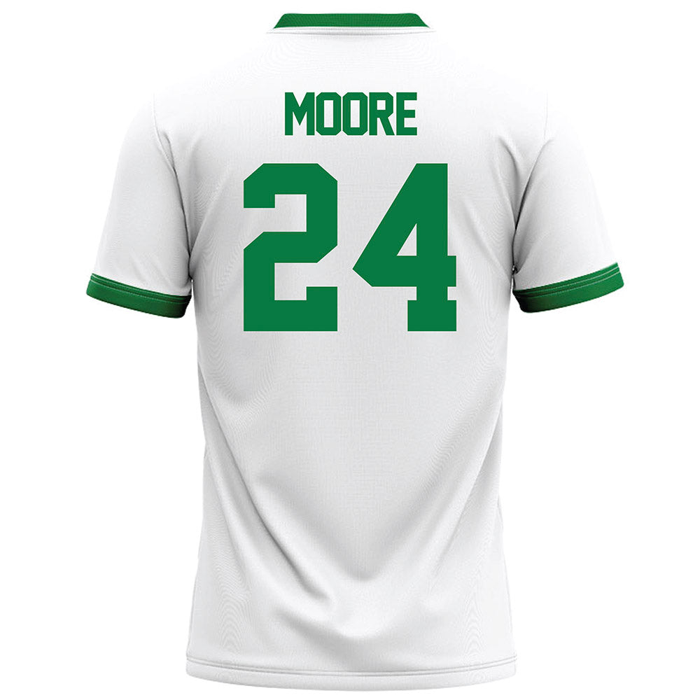 OKBU - NCAA Football : EJ Moore - White Football Jersey-1