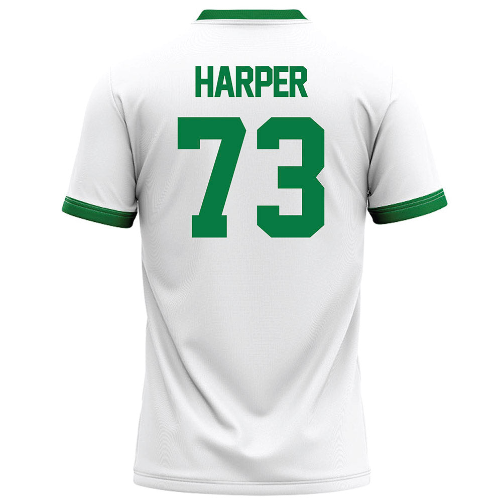 OKBU - NCAA Football : Ian Harper - White Football Jersey-1