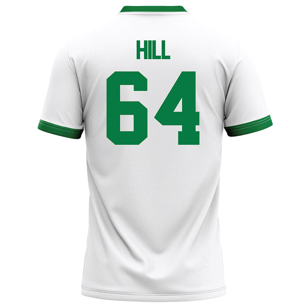 OKBU - NCAA Football : Graham Hill - White Football Jersey-1