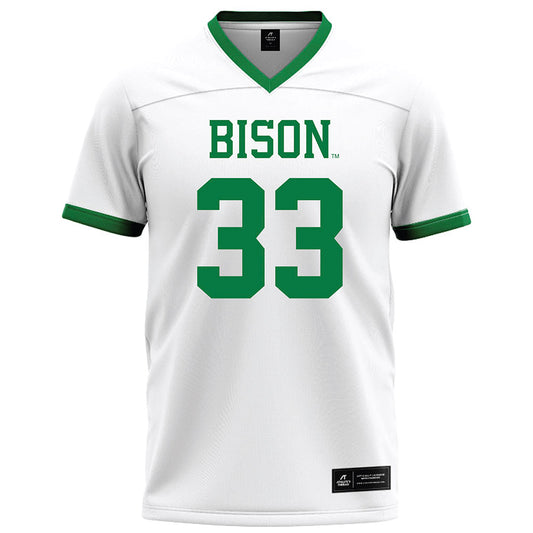 OKBU - NCAA Football : Haydn Thornton - White Football Jersey