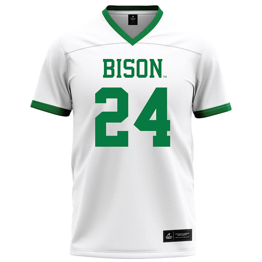 OKBU - NCAA Football : EJ Moore - White Football Jersey-0