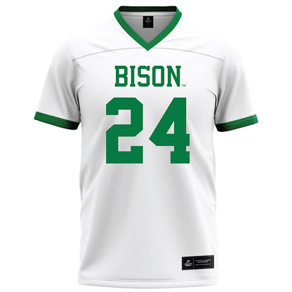 OKBU - NCAA Football : EJ Moore - White Football Jersey-0