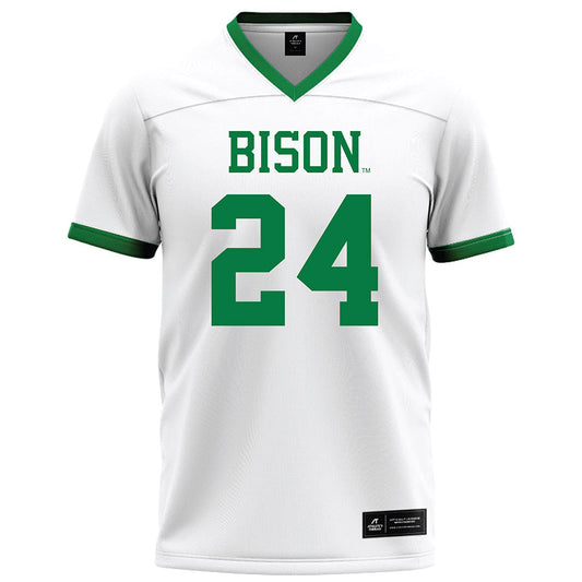 OKBU - NCAA Football : EJ Moore - White Football Jersey-0