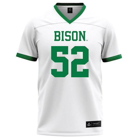 OKBU - NCAA Football : Jacob Ostrowski - White Football Jersey