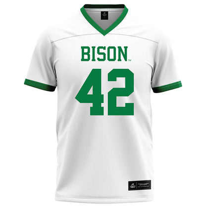 OKBU - NCAA Football : Bradley Amwayi - White Football Jersey-0