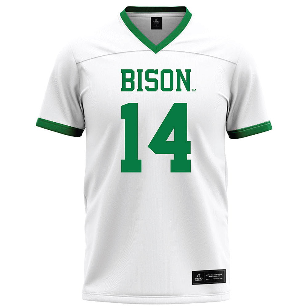 OKBU - NCAA Football : Garrett Vaughn - White Football Jersey