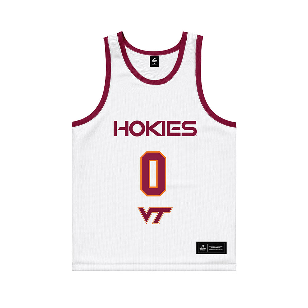 Virginia Tech - NCAA Women's Basketball : Kilah Freelon - White Basketball Jersey-0
