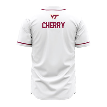 Virginia Tech - NCAA Baseball : Jackson Cherry - White Jersey