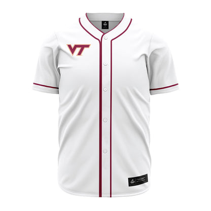 Virginia Tech - NCAA Baseball : Chase Swift - White Jersey