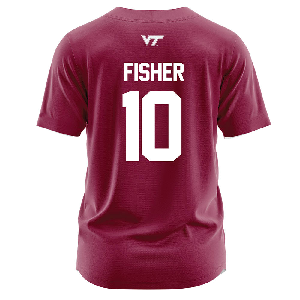 Virginia Tech - NCAA Softball : Addyson Fisher - Maroon Jersey-1