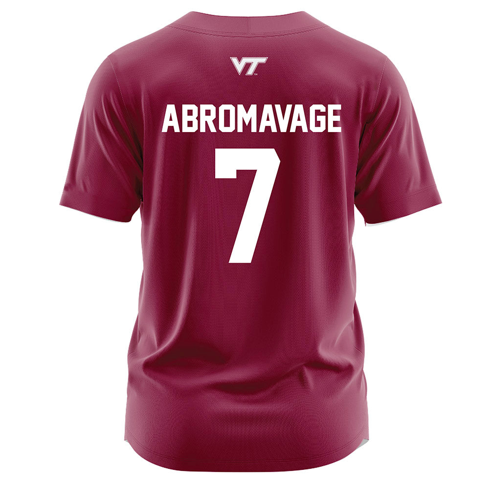 Virginia Tech - NCAA Softball : Nora Abromavage - Maroon Jersey-1