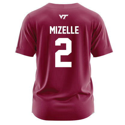 Virginia Tech - NCAA Softball : Gaby Mizelle - Maroon Jersey-1