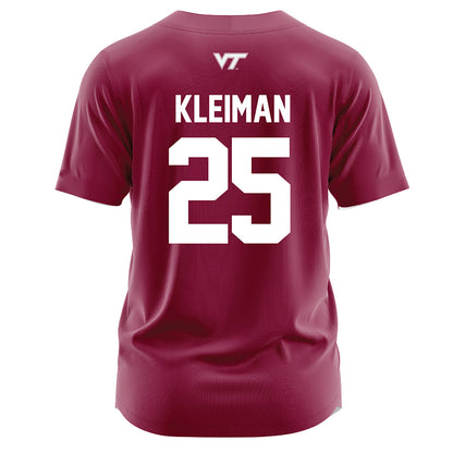 Virginia Tech - NCAA Softball : Sophie Kleiman - Maroon Jersey-1