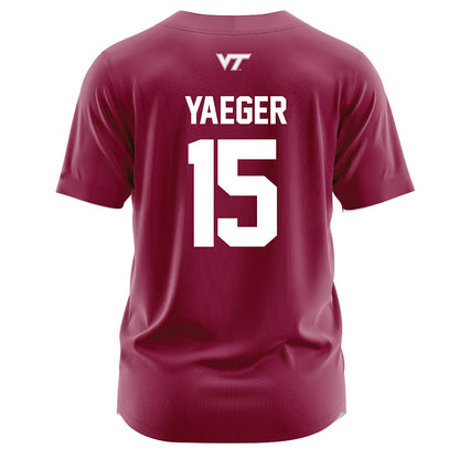 Virginia Tech - NCAA Softball : Zoe Yaeger - Maroon Jersey-1