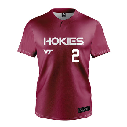 Virginia Tech - NCAA Softball : Gaby Mizelle - Maroon Jersey-0