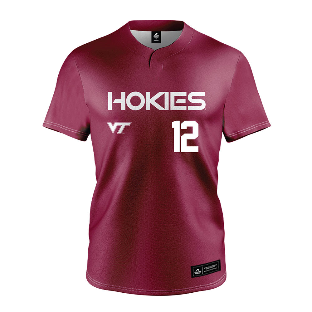 Virginia Tech - NCAA Softball : Breanna Carrico - Maroon Jersey-0