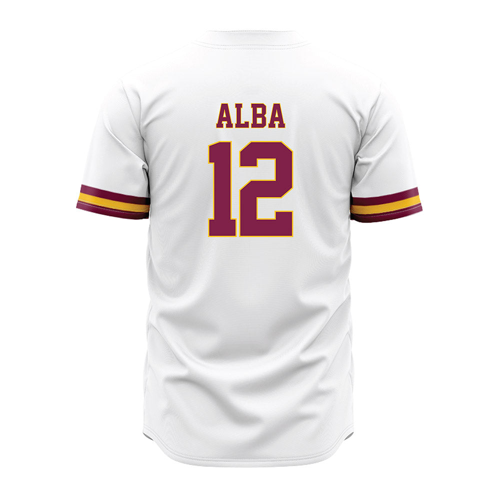 Arizona State - NCAA Baseball : Jaden Alba - White Jersey-1