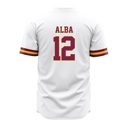 Arizona State - NCAA Baseball : Jaden Alba - White Jersey-1