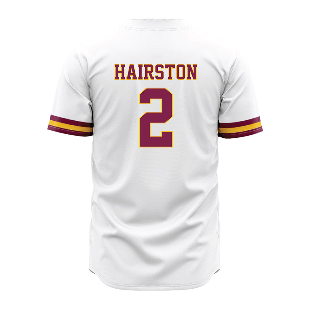 Arizona State - NCAA Baseball : Landon Hairston - White Jersey