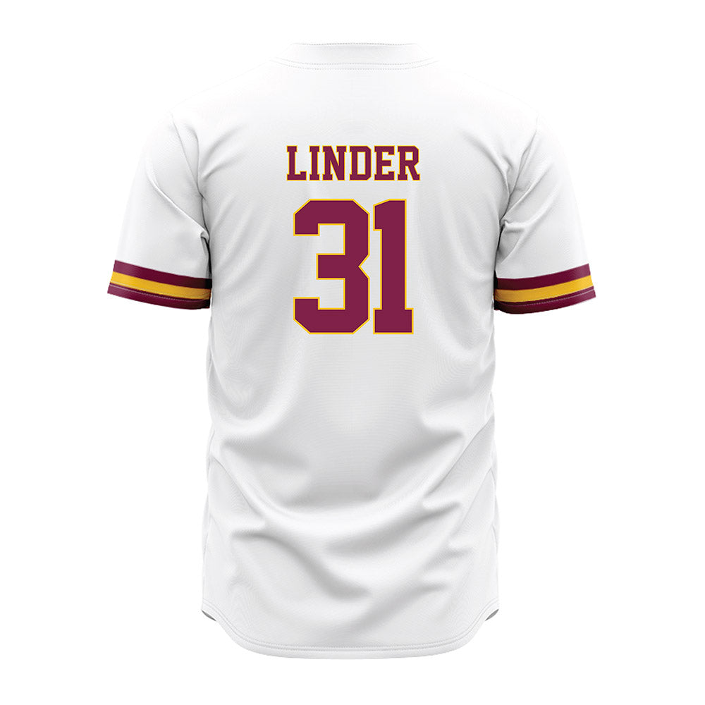 Arizona State - NCAA Baseball : Colin Linder - White Jersey-1