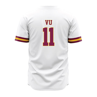 Arizona State - NCAA Baseball : Kien Vu - White Jersey