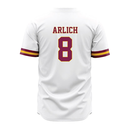 Arizona State - NCAA Baseball : Max Arlich - White Jersey